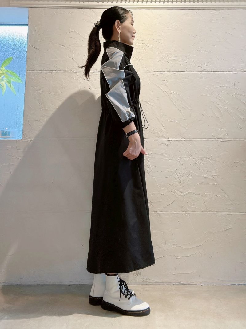 SchemeColorシェイプナイロンワンピース