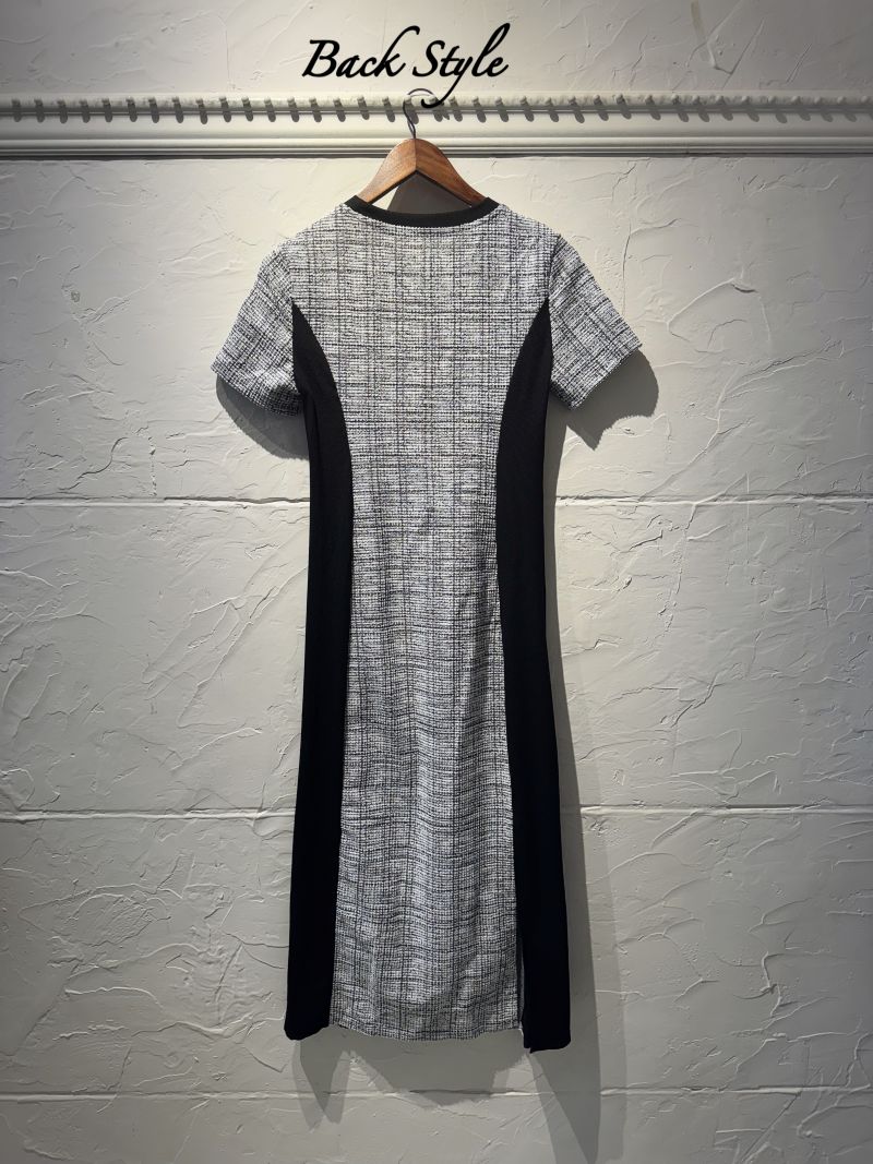 SideBlackLineツイードLikeワンピース