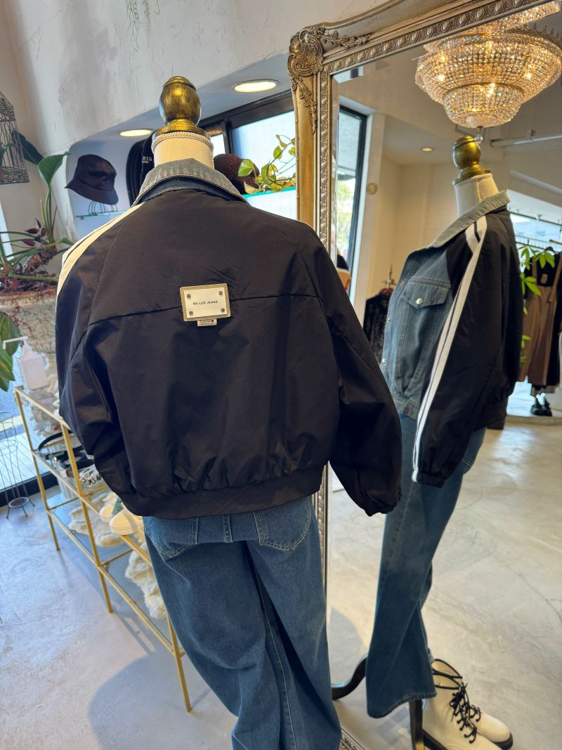 LineSleeveカスタムDenimJacket