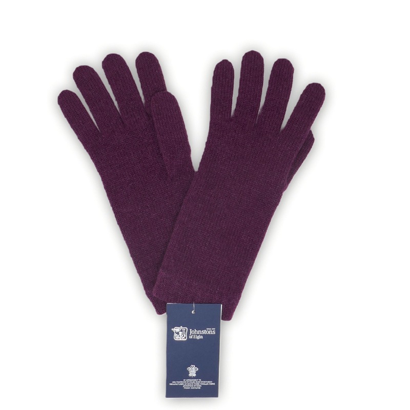 Johnstons of Elgin カシミヤショートグローブ Johnstons of Elgin