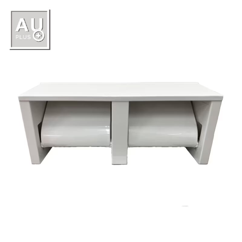 ペーパーホルダー 棚付二連