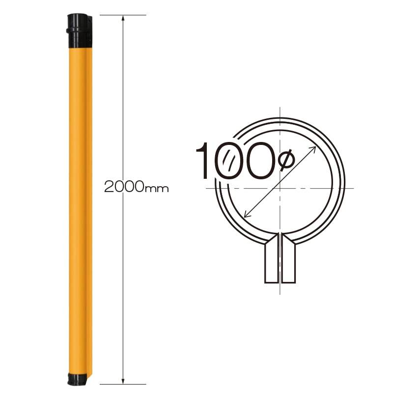 建設用電線防護管　高圧ポリ管　Φ100×2m