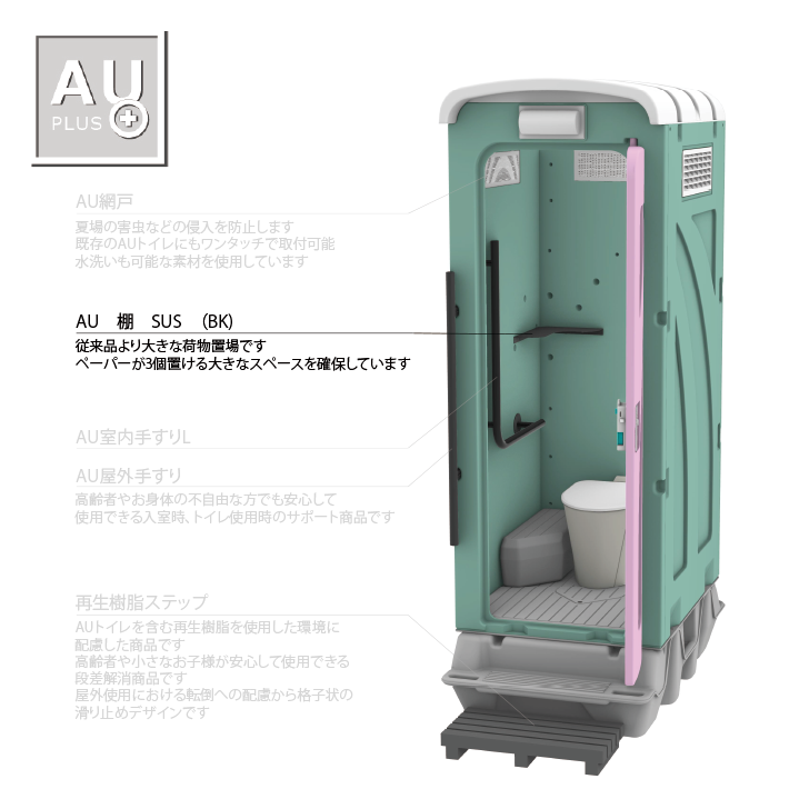 ＡＵ棚　ＢＬＡＣＫ