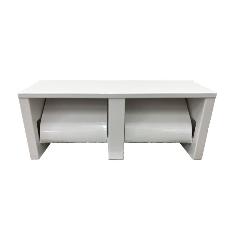 ペーパーホルダー 棚付二連