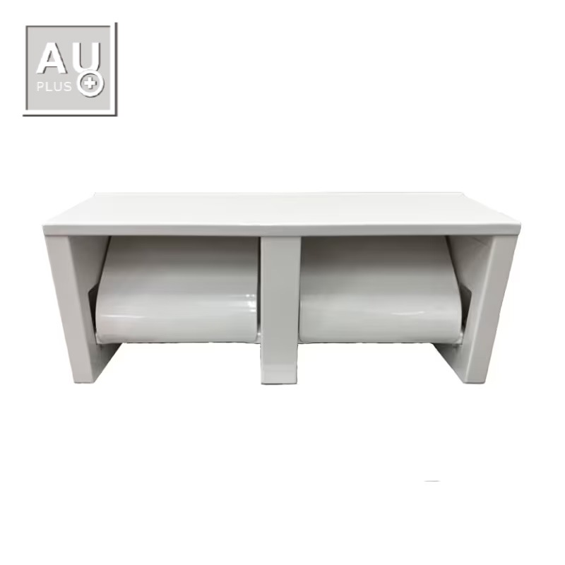 ペーパーホルダー 棚付二連