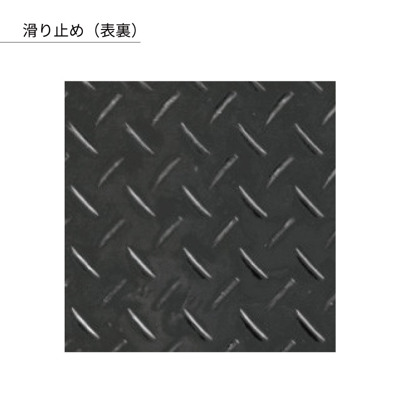 ポリエチレン製敷板　プラスチック製敷板　樹脂製敷板 コンパ（COMPA）　ブラック　1220mm2430mm　板厚さ22.7mm　重さ約38.5kg　耐荷重80t