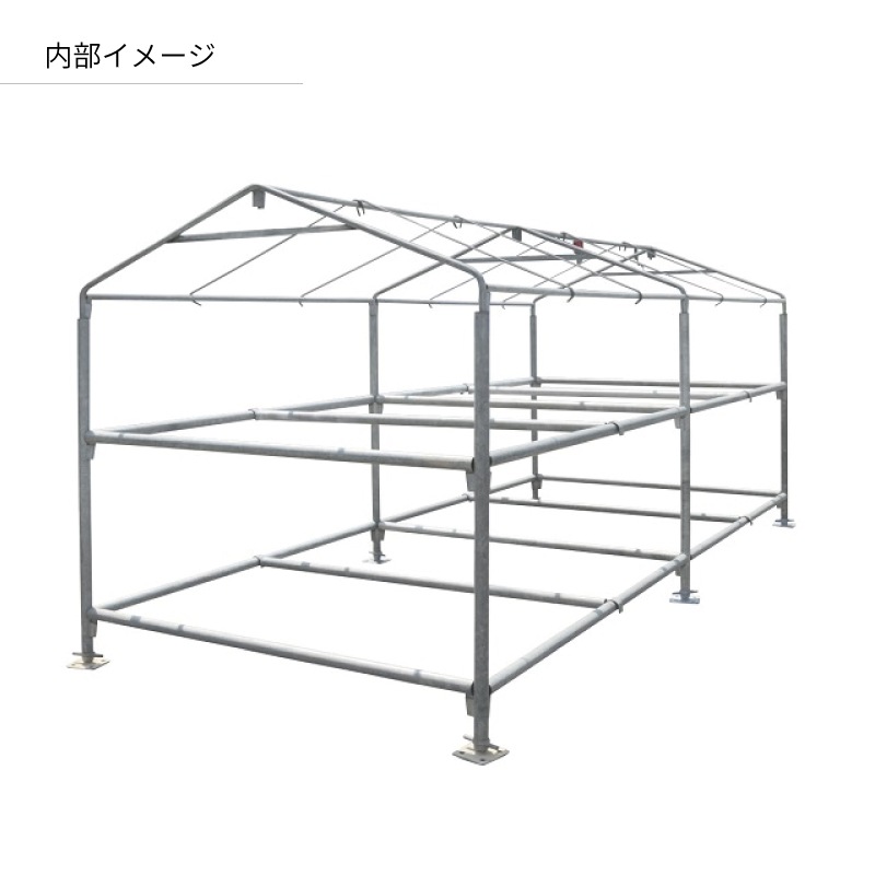 保管ラック4400×1880 シルバー(窓無