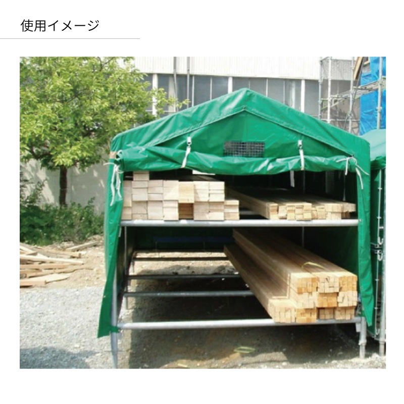 保管ラック4400×1880 シルバー(窓無