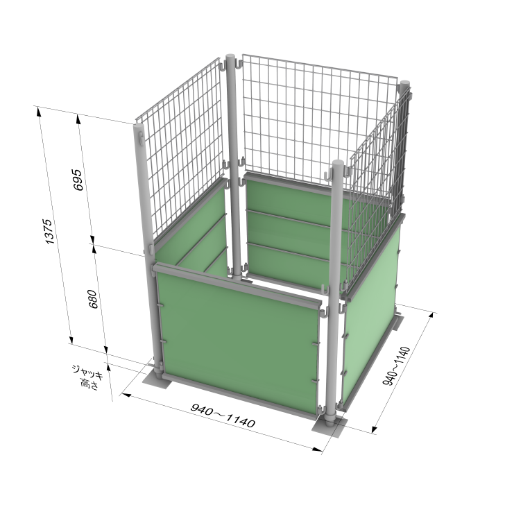 ダストボックス　９×９