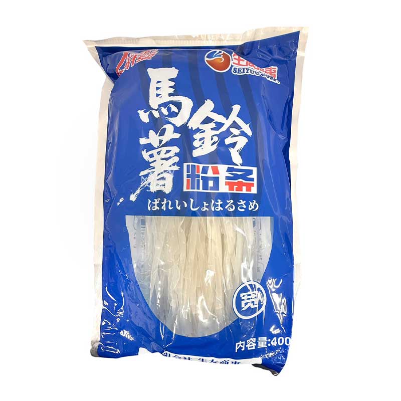 【常温便】ジャガイモ春雨（ばれいしょ春雨）（平口）／生友馬鈴薯粉条（寛）400g