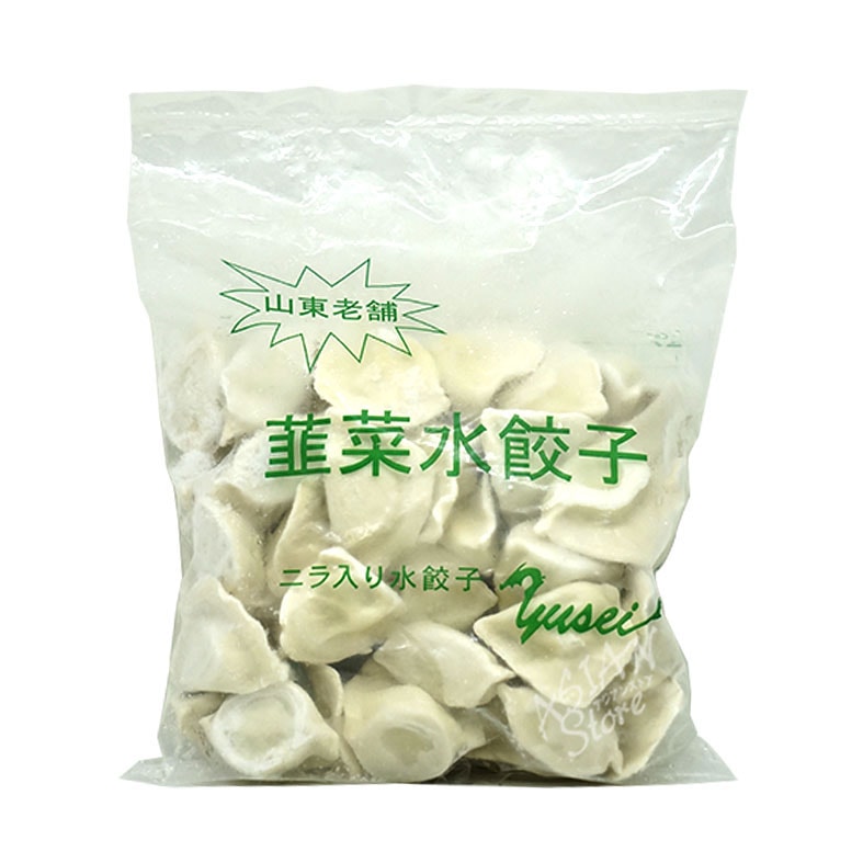 【冷凍便】ニラ入り水餃子／山東老鋪韭菜水餃子1000g