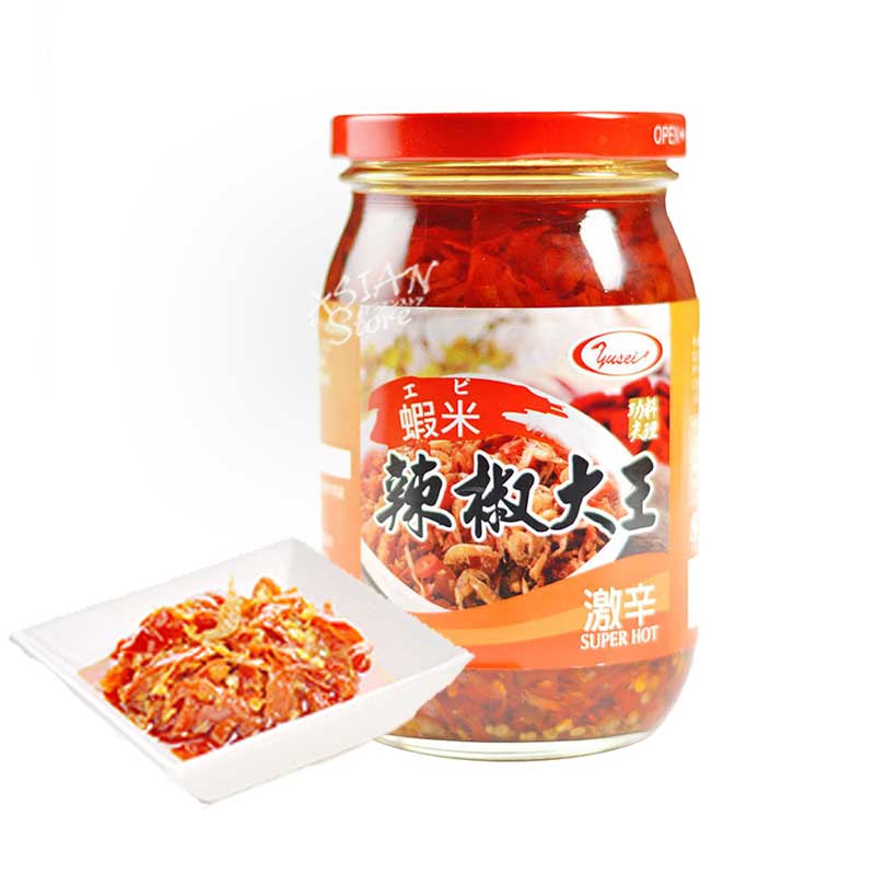 【常温便】エビ入り激辛唐辛子味噌／友盛蝦米辣椒大王410ｇ