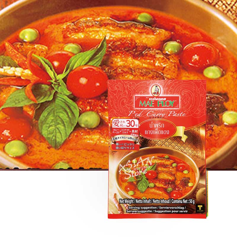 【常温便】メープロイ レッドカレーペースト／MAE PLOY紅加里粉50ｇ
