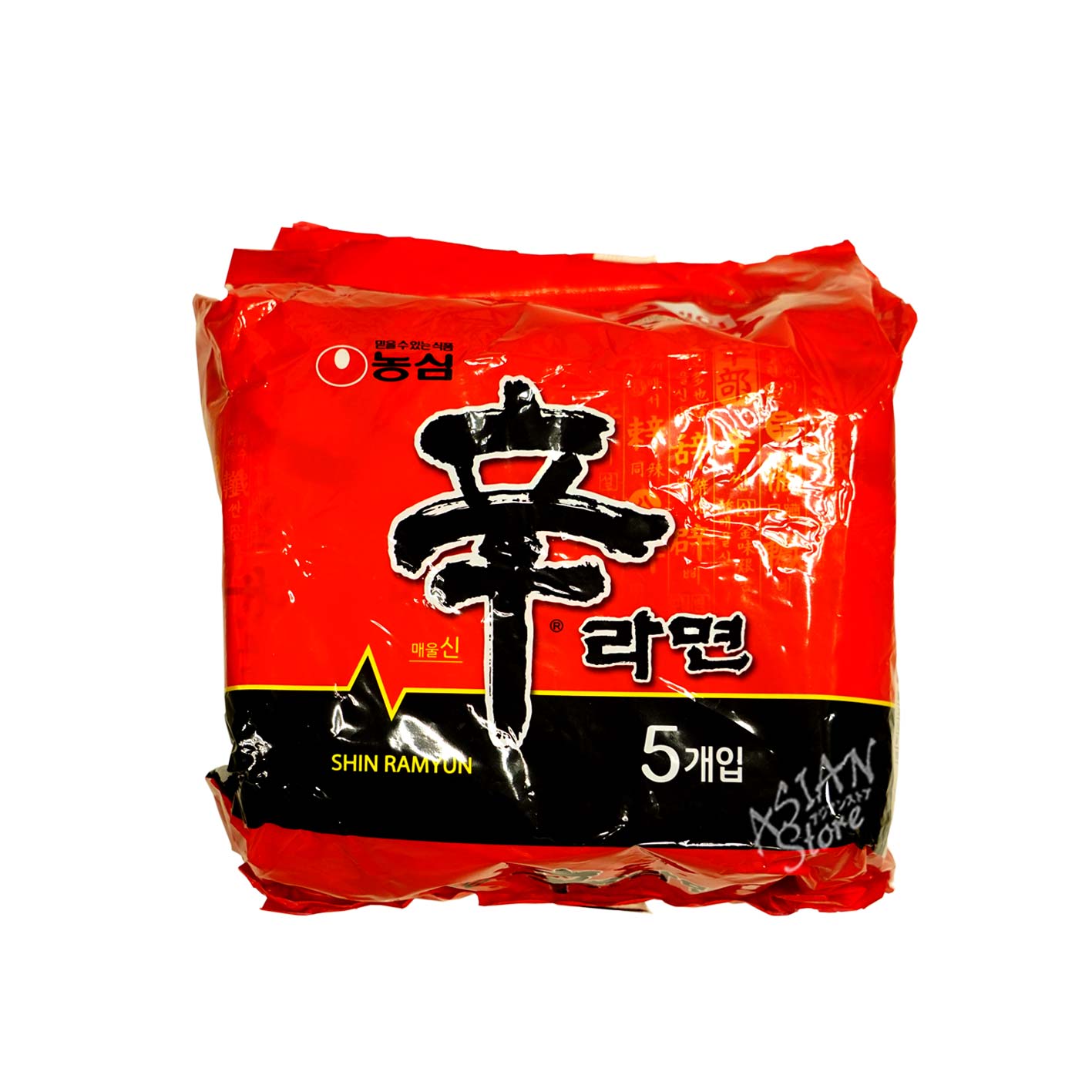 【常温便】韓国農心辛ラーメン／韓国辛拉面(120g*5)