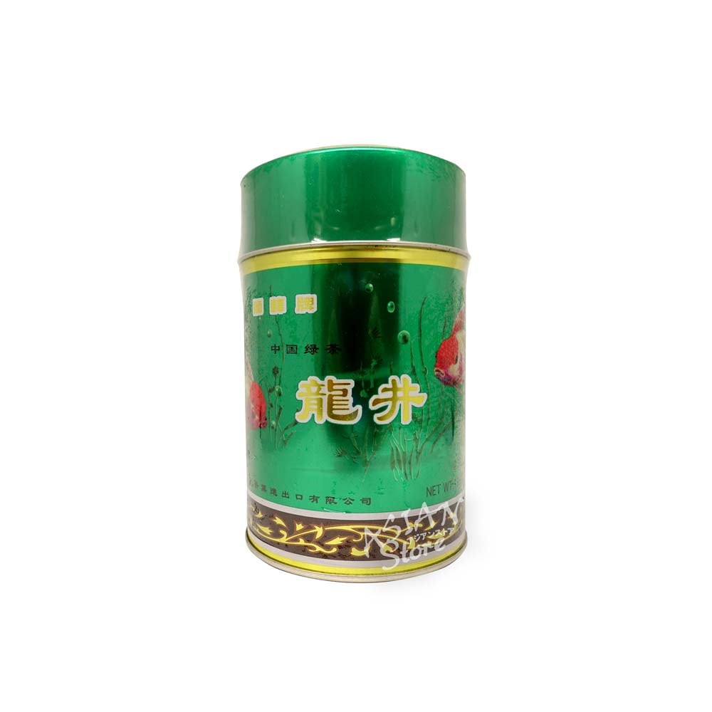 【常温便】ロンジン茶(缶)／金魚龍井緑茶125g