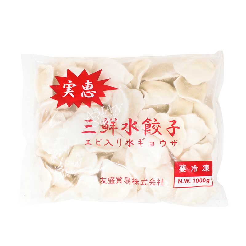【冷凍便】エビ入り三鮮水餃子／実恵三鮮水餃子1000g