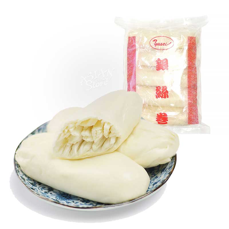 【冷凍便】台湾ギンシマキ銀糸巻き蒸しパン／台湾銀糸巻5本入380g
