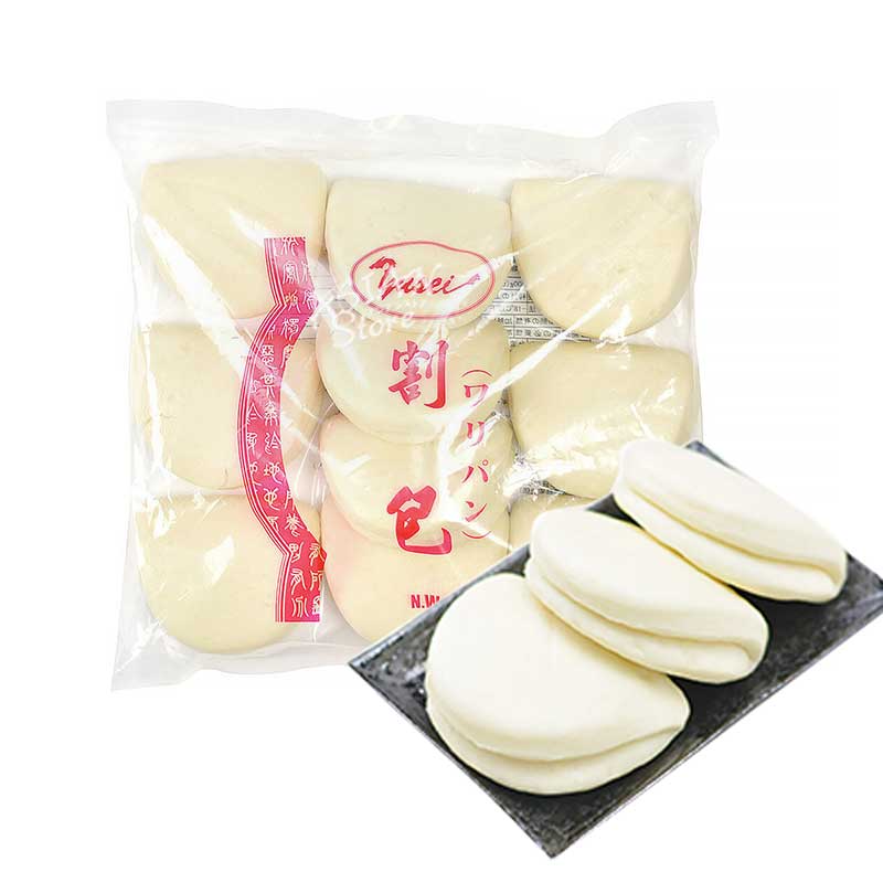【冷凍便】台湾割パン／台湾割包　600ｇ（60ｇ×10個入）