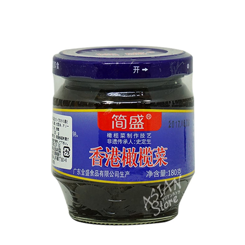 【常温便】からし菜とオリーブのオイル漬／簡盛香港橄欖菜180g