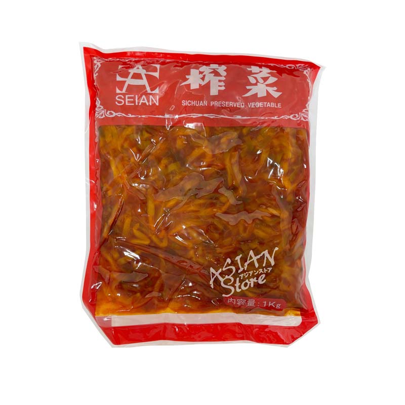 【常温便】業務用ザーサイ（ストリップ）1000g／業務用搾菜糸1kg