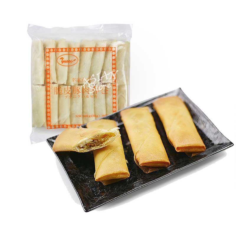 【冷凍便】名家点心豚肉春巻き／名家点心脆皮猪肉春卷560ｇ（35g×16個）