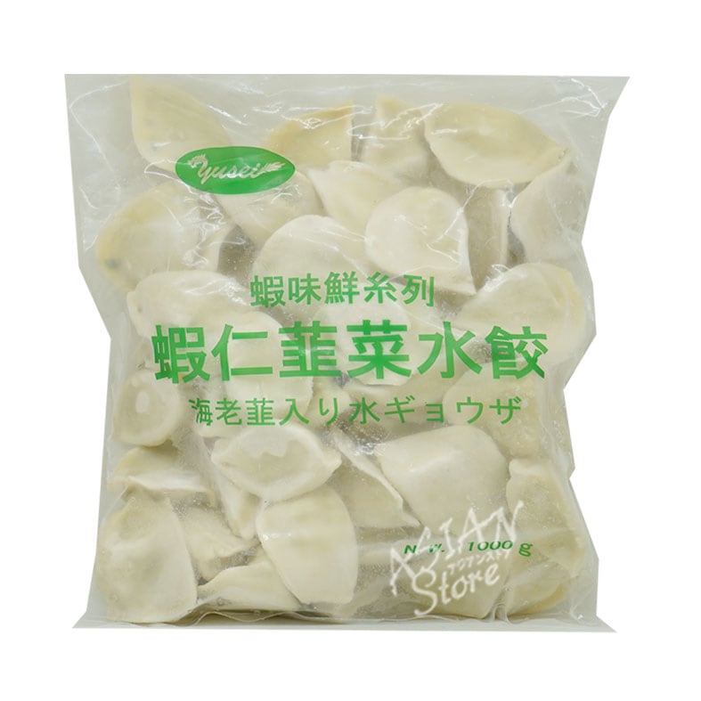 【冷凍便】海老ニラ入り水餃子／蝦味鮮系列蝦仁韭菜水餃1000ｇ