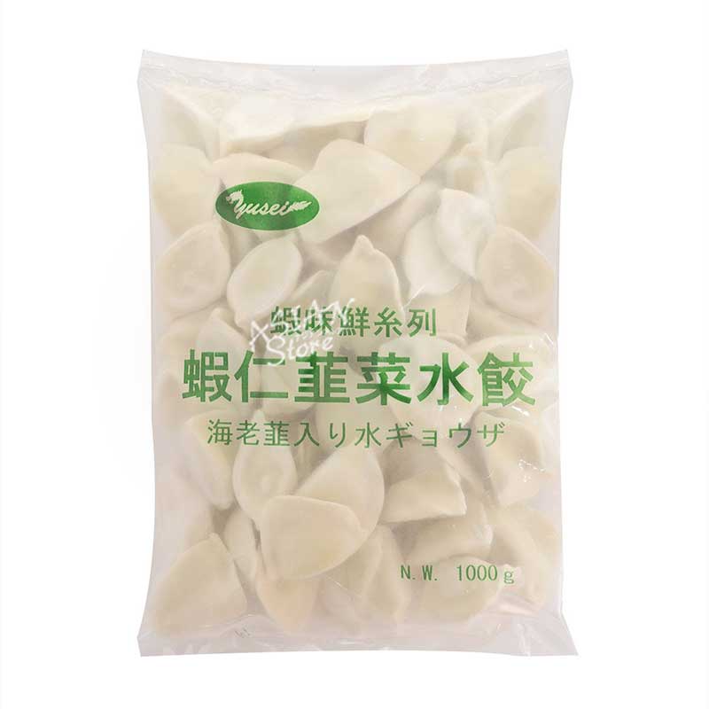 【冷凍便】海老ニラ入り水餃子／蝦味鮮系列蝦仁韭菜水餃1000ｇ