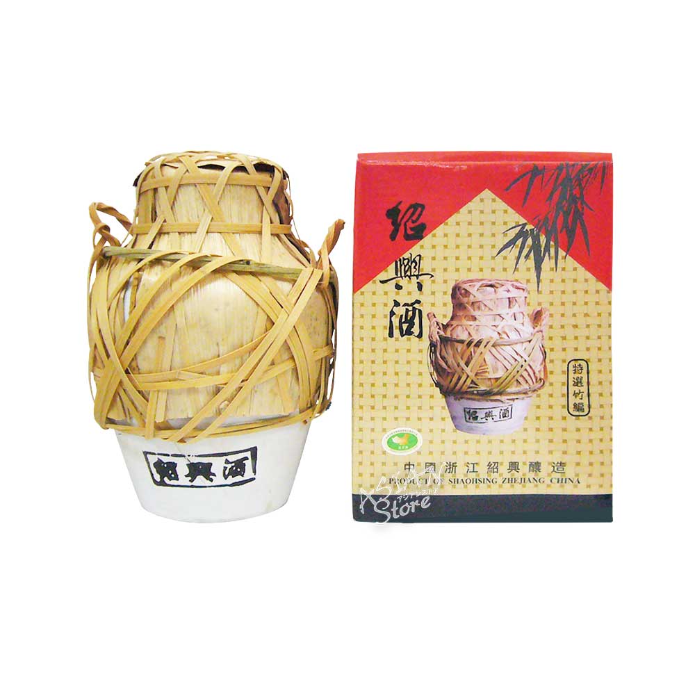 【常温便】【紹興酒】特選竹編紹興酒1L/17度
