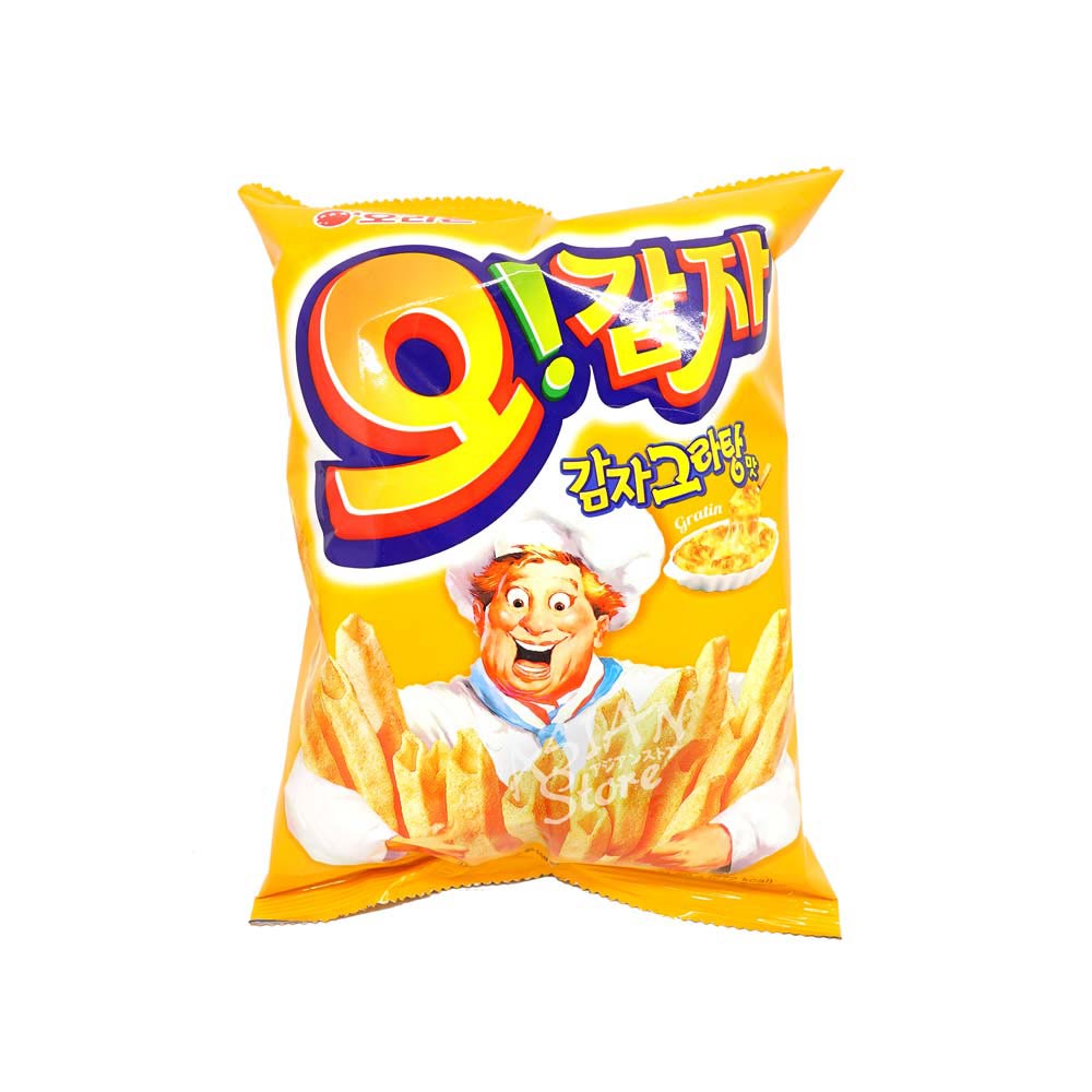 【常温便】韓国オリオンオカムジャ　グラタン味/好麗友空心薯条50g