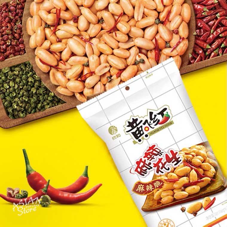 【常温便】スパイシーピーナッツ／黄飛紅麻辣花生70ｇ