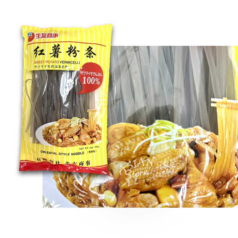 【常温便】サツマイモ春雨（平）/生友紅薯粉条（寛）400ｇ