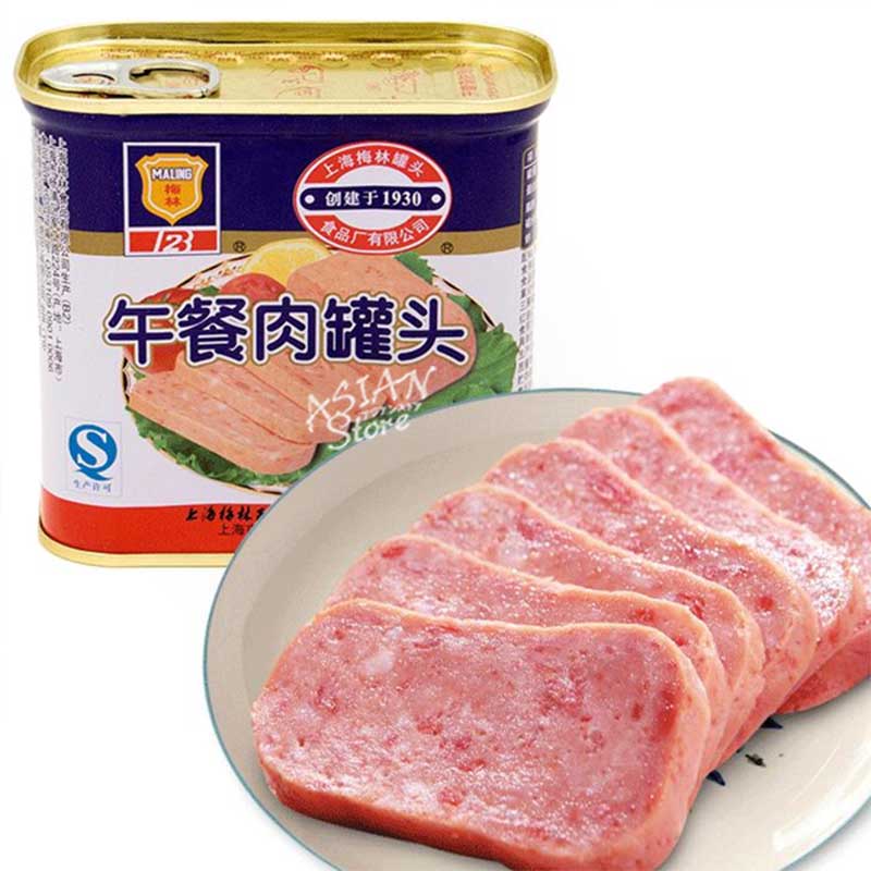 【常温便】ポークランチョンミート/梅林 原味午餐肉 340ｇ