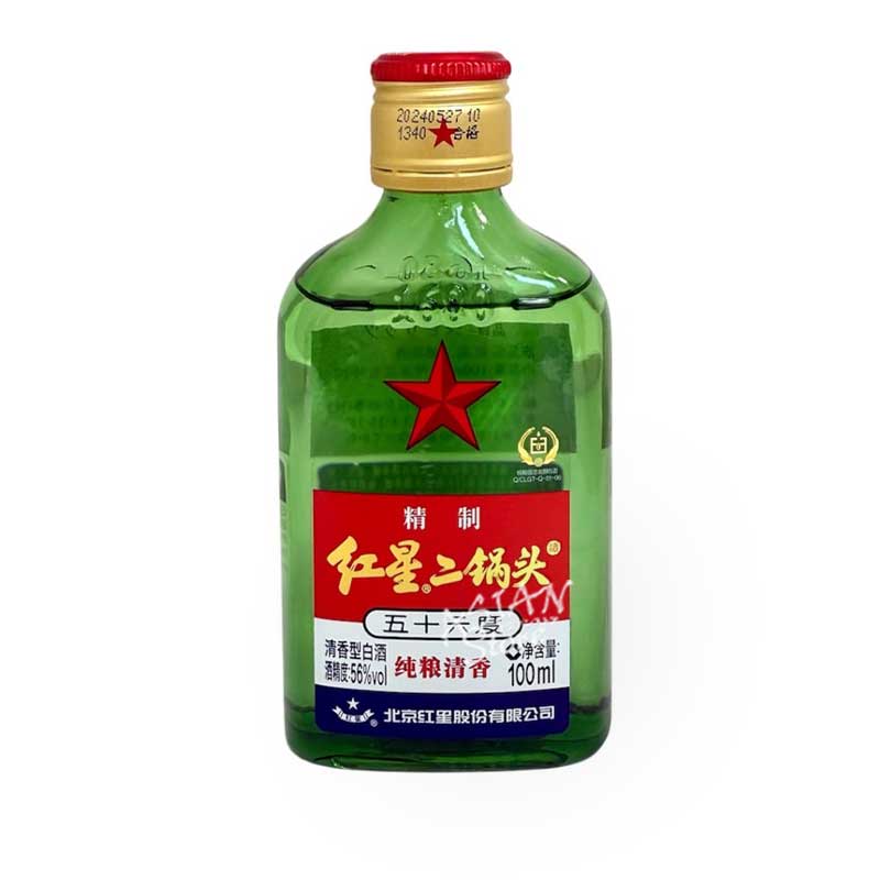 【常温便】【白酒】紅星二鍋頭100ml/56度