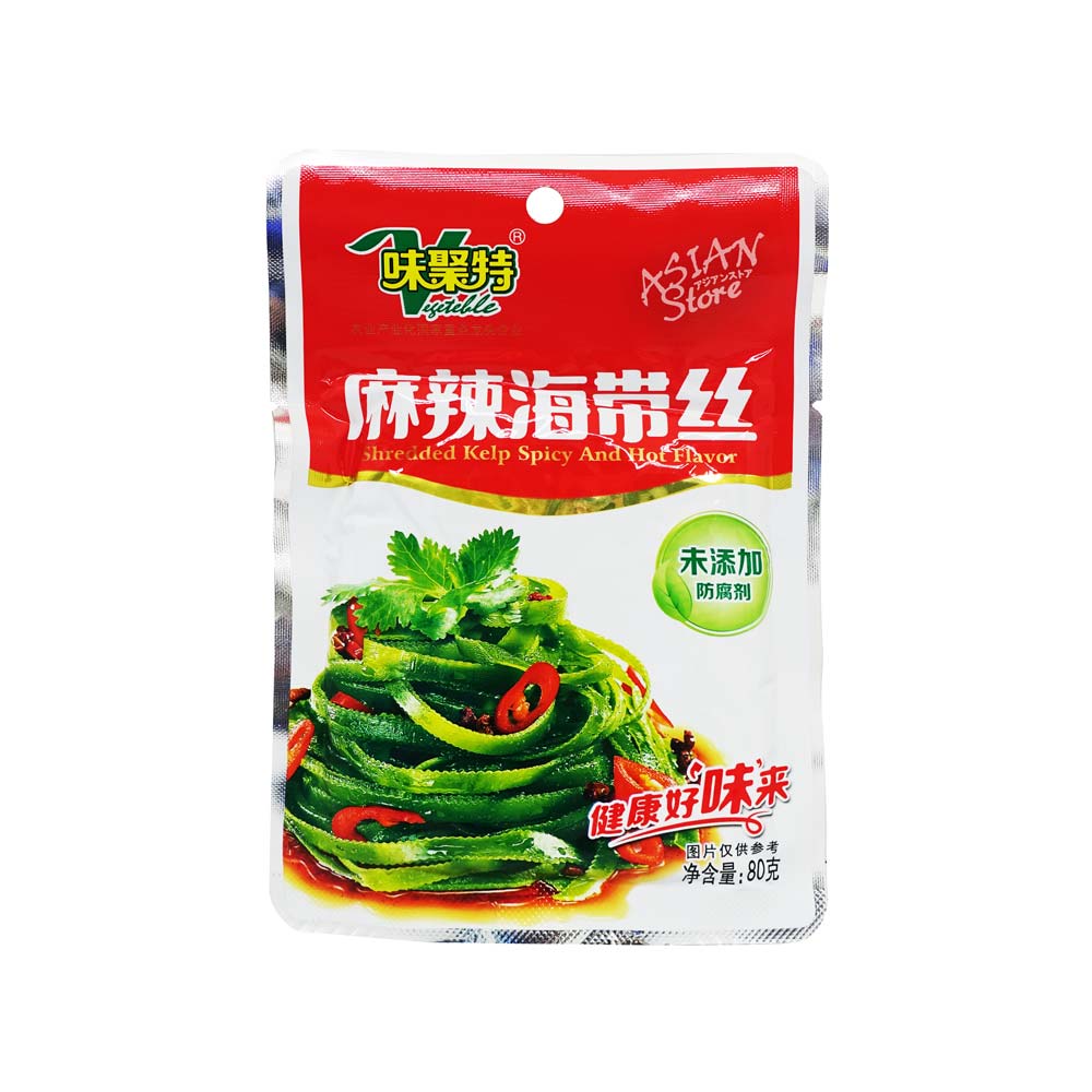 【常温便】味聚特辛口ワカメ（細切り）/味聚特麻辣海帯糸80g
