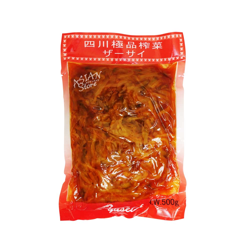 【常温便】四川極品ザーサイストリップ/四川極品搾菜絲500ｇ