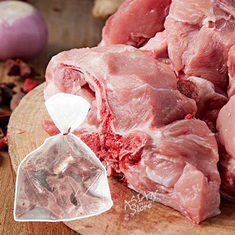 【冷凍便】肉付き豚セボネ／帯肉豚背骨 1000g