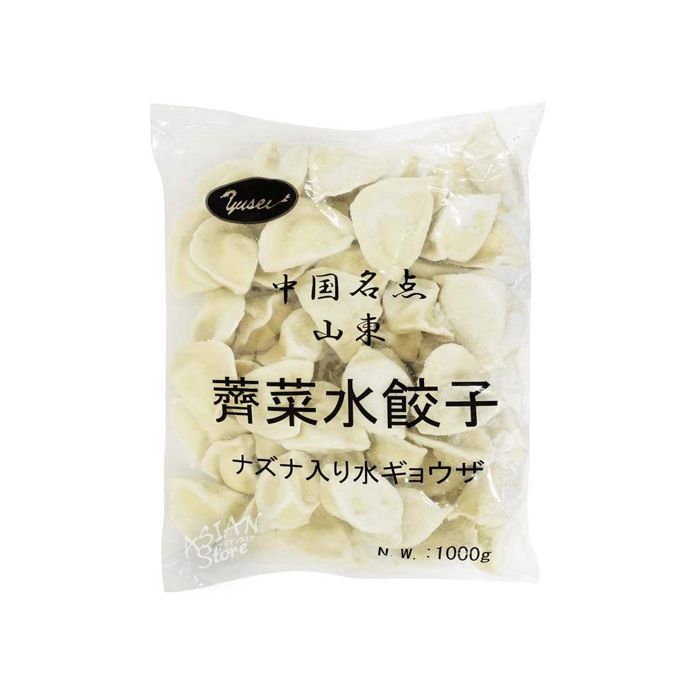 【冷凍便】ナズナ入り水餃子/中国名点山東薺菜水餃子1000ｇ（約50個）