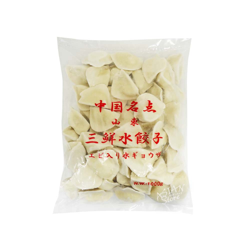 【冷凍便】エビ入り水餃子/中国名点山東三鮮水餃1000ｇ（約50個）