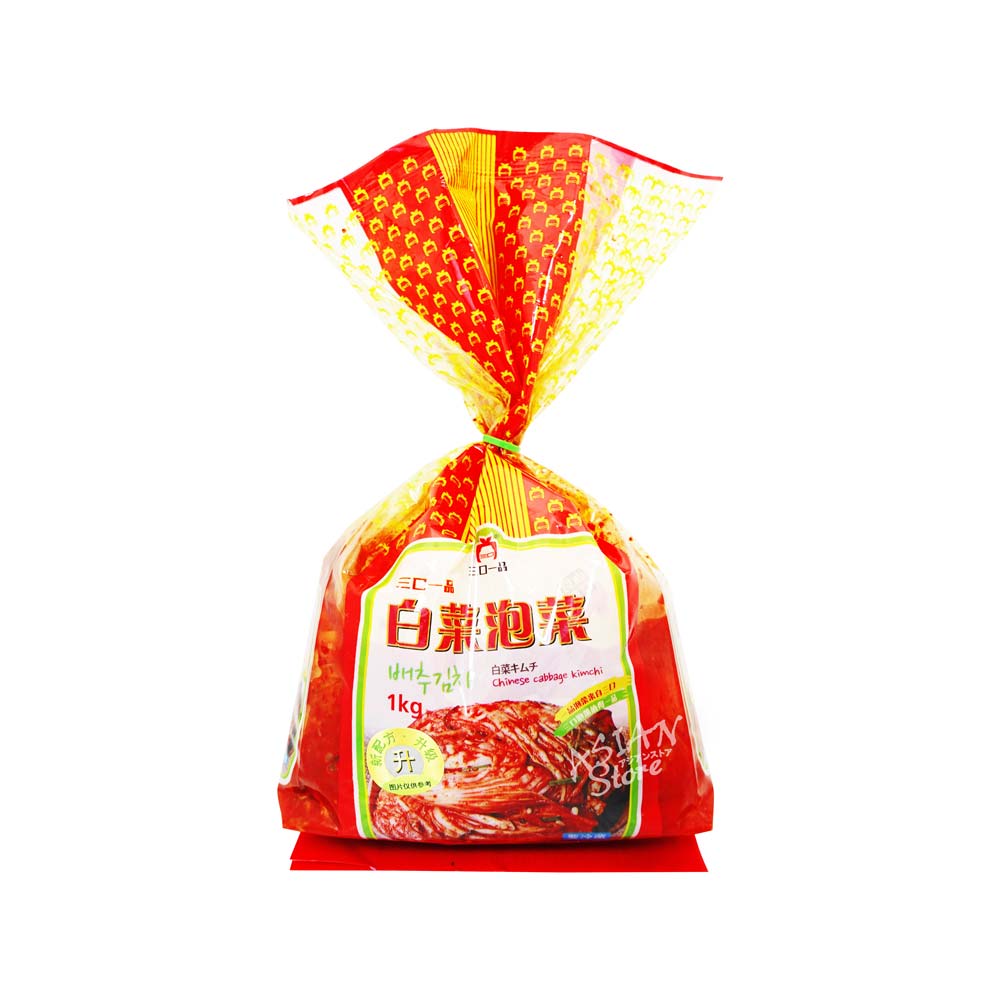 【冷蔵便】三口一品　白菜キムチ/三口一品白菜泡菜1000ｇ