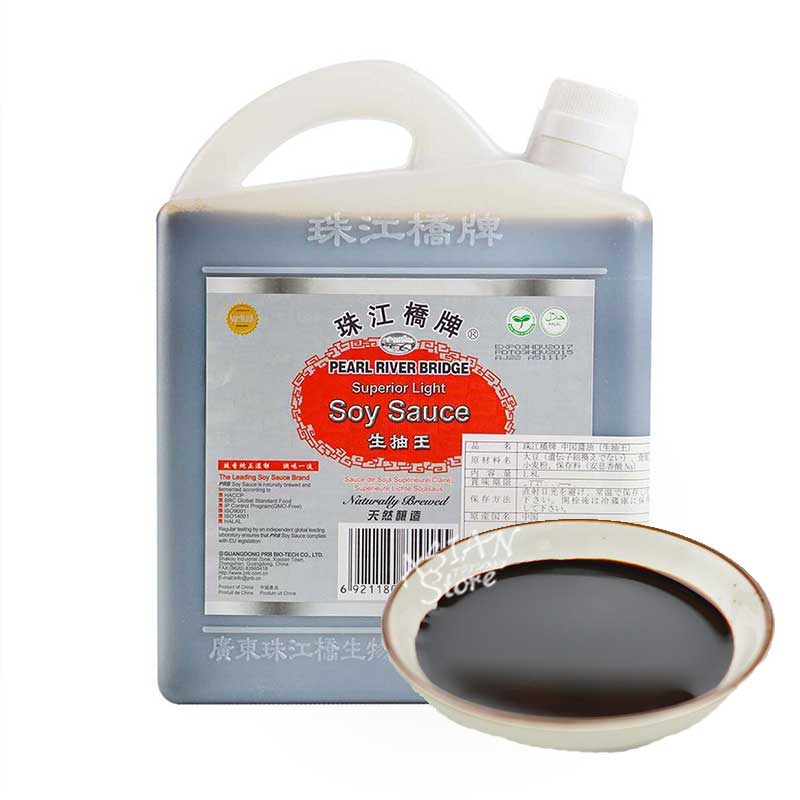 【常温便】薄口しょう油/珠江橋牌 生抽王 1.8L