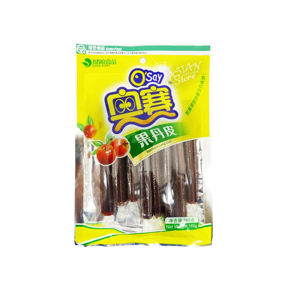 【常温便】サンザシのお菓子（ロール状）個包装/奥賽果丹皮160ｇ