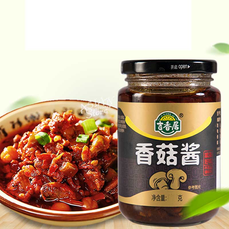 【常温便】椎茸入りチリソース/吉香居香菰醤・香姑醤240ｇ