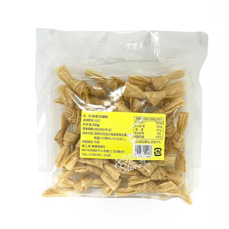 【常温便】乾燥結び湯葉/上海義林干豆皮結150g