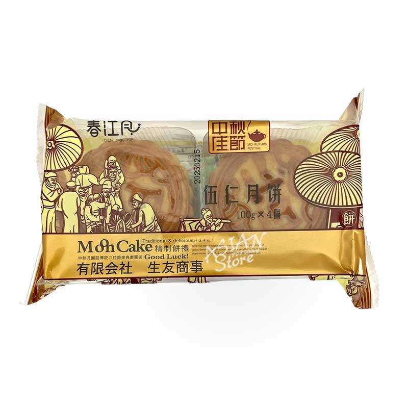 【常温便】春江月 木の実月餅／春江月 五仁月餅 400g(4個)