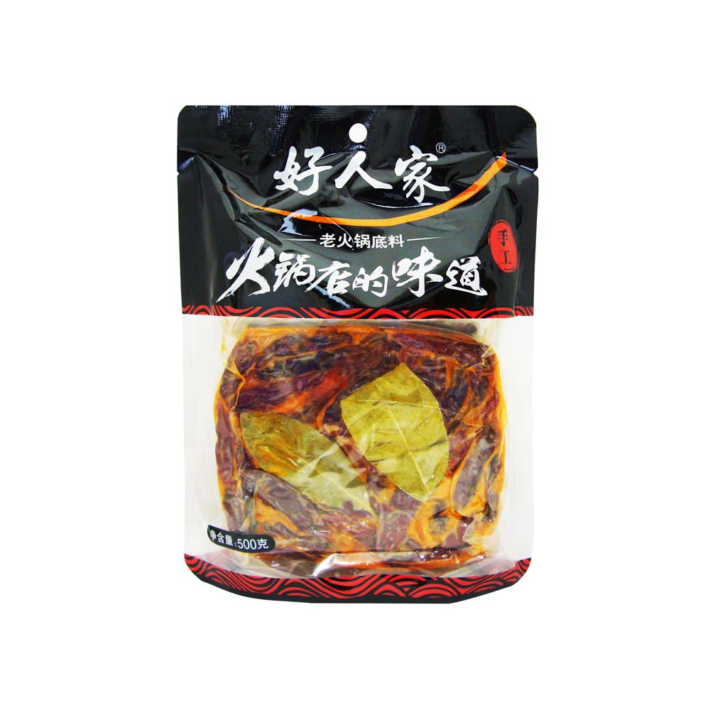 【常温便】好人家手作り火鍋の素500g/好人家手工老火鍋底料500g