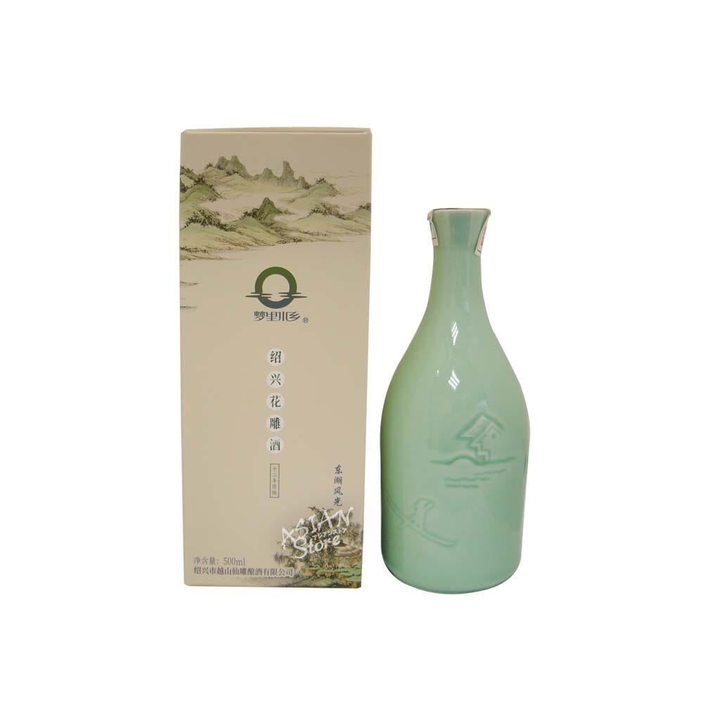 【常温便】【紹興酒】梦里水郷紹興花彫酒十二年陳醸500ml