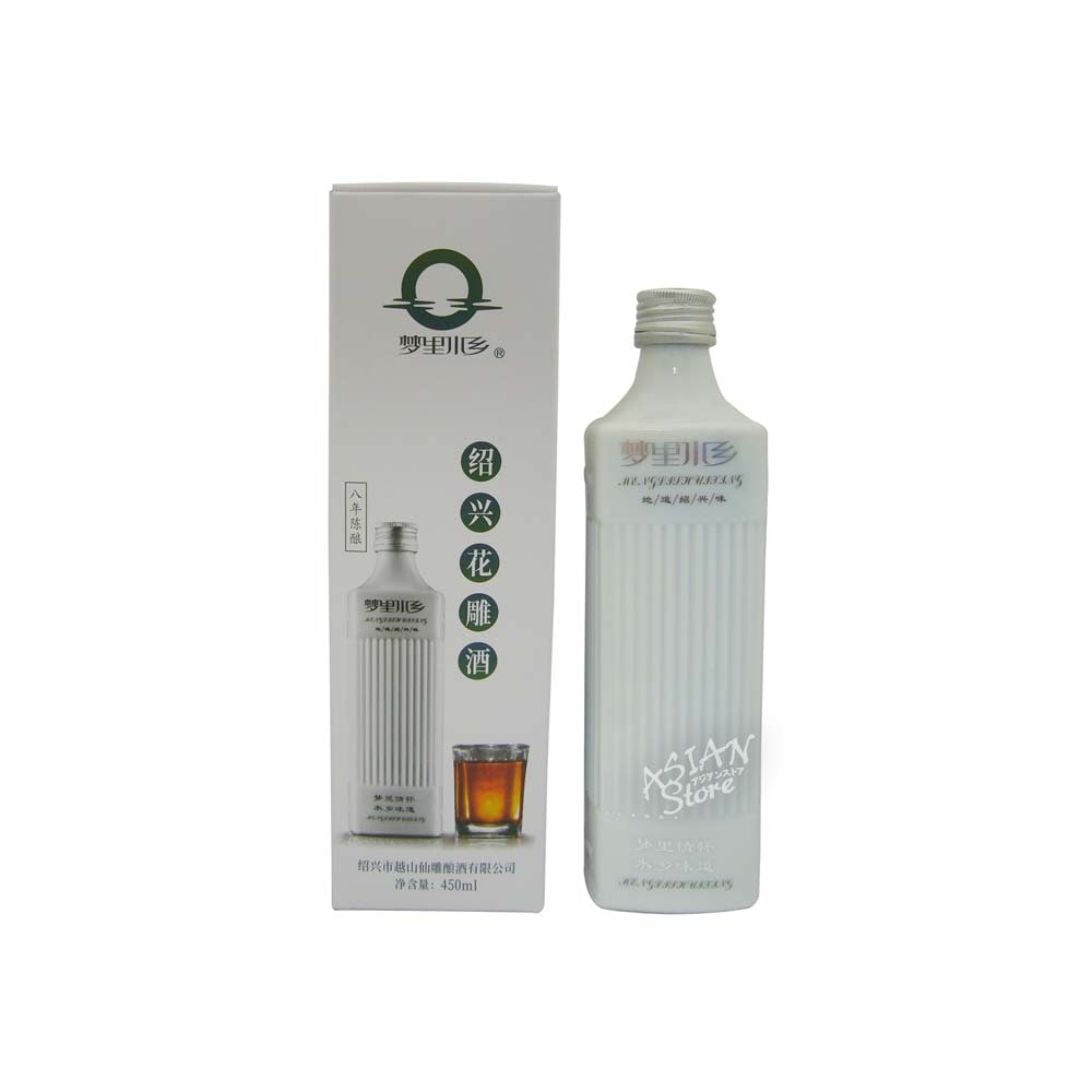 【常温便】【紹興酒】梦里水郷紹興花彫酒八年陳醸450ml