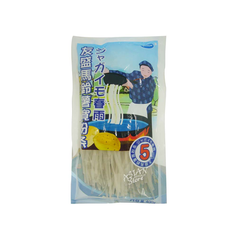 【常温便】ジャガイモ春雨（5mm）400g/友盛馬鈴薯寛粉条400g