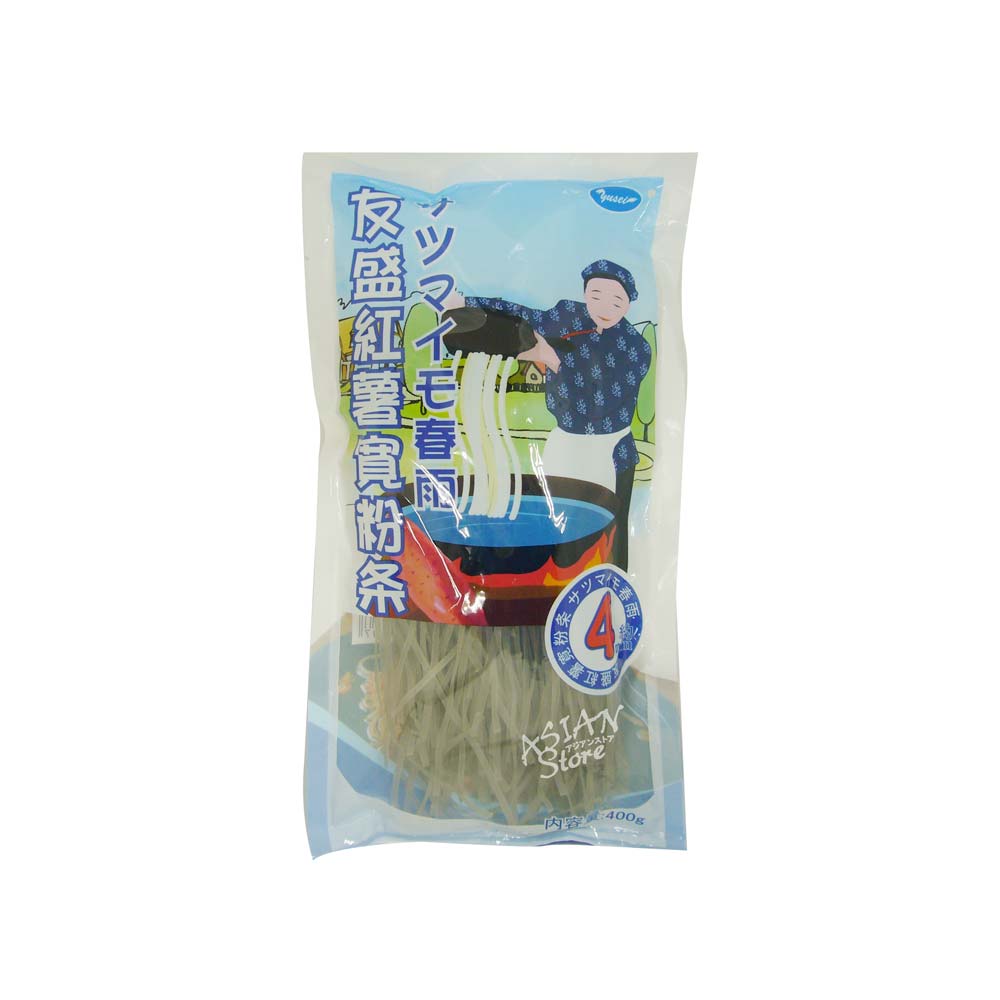 【常温便】サツマイモ春雨（4mm）400g/友盛紅薯寛粉条400g