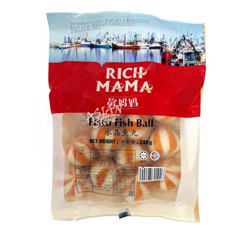 【冷凍便】魚団子　魚卵入り団子/富媽媽水晶魚丸　水晶魚蛋240ｇ